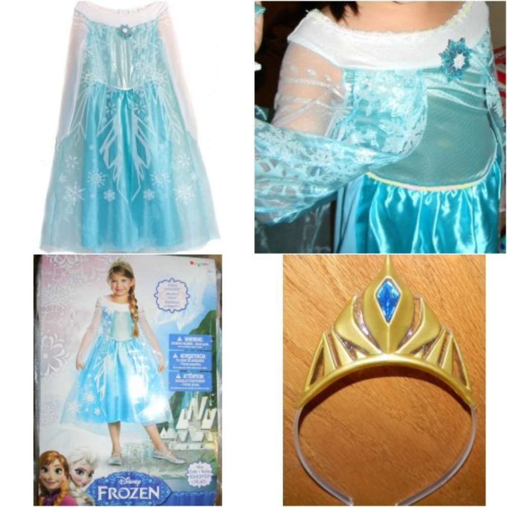 New Disney Princess Elsa Dress Up Birthday Costume